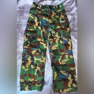 Off-White Camouflage Cargo Pants
